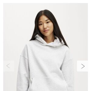 Cotton On Hoodie S gray Silver